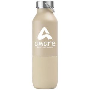 Freya Duo ? 2-in-1 590ml Double-Wall Recycled Stainless Steel Bottle with 325ml Tumbler E155102