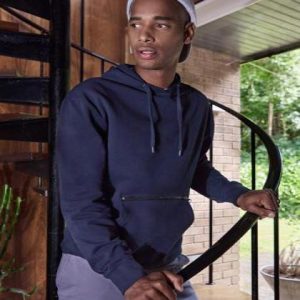 KK338 Kustom Kit Regular Fit Pique Hoodie with Zipped Pocket E1510103