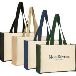 Brookland Eco Jute 10oz Canvas Tote Shopper Colours E158508