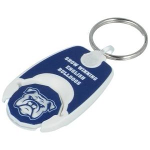 100% RECYCLED 'POP' TROLLEY COIN KEY RING E1514110