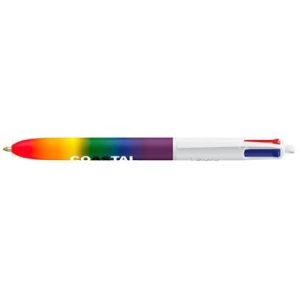 BIC 4 COLOURS RAINBOW D?COR BALL PEN E151109