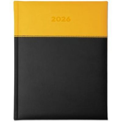 NEWHIDE BICOLOUR/ HORIZON QUARTO DESK DIARY E1514503