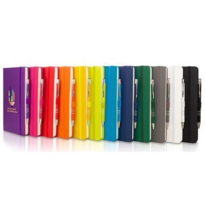 A5 Dimes Soft Touch Notebook & Pen Set E156004
