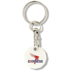 Express Promotional Trolley Coin Key Ring  E1514301