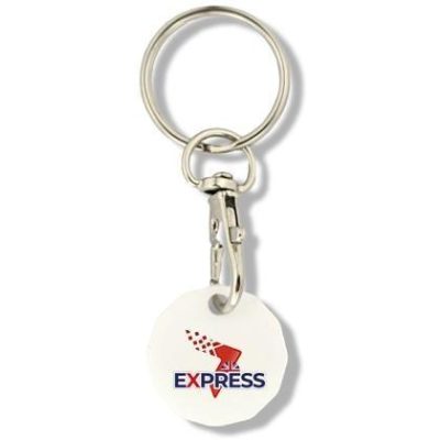 Express Promotional Trolley Coin Key Ring  E1514301
