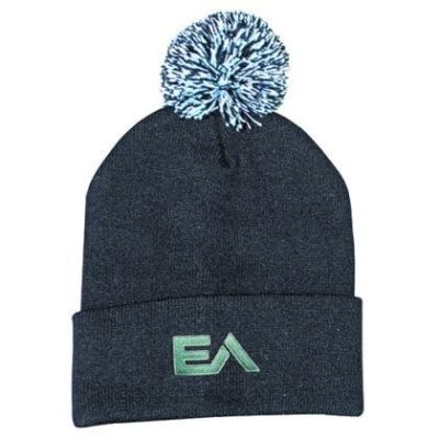 4256 ACRYLIC BEANIE HAT WITH POMPOM E159508